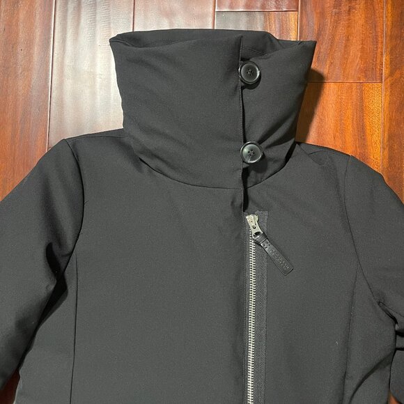 Oversized Derek Lam $650 Down Black Puffer Parka S/P - Picture 11 of 13